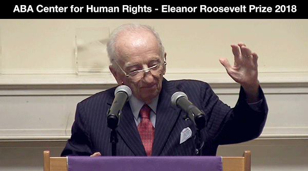 ABA Center for Human Rights - Eleanor Roosevelt Prize 2018 Acceptance Speech